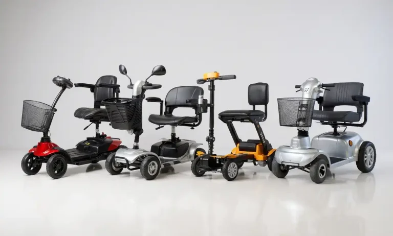 Vista frontal de las mejores scooters electricas para personas mayores