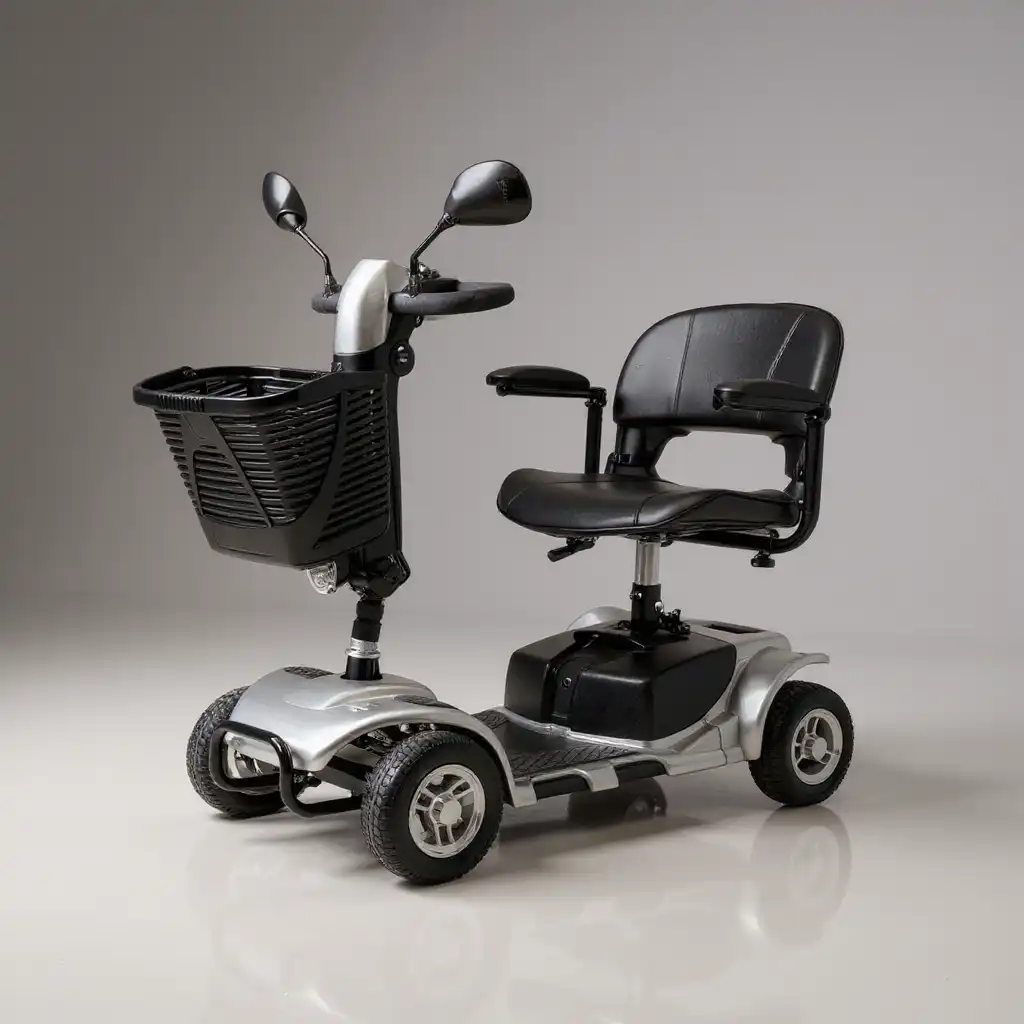 Vista lateral del Scooter de movilidad para personas mayores Vocic D41