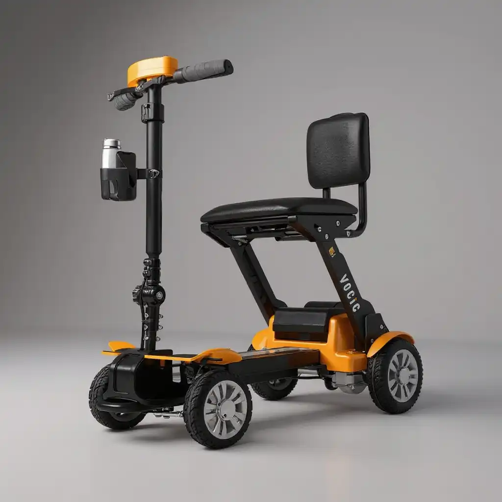 Vista lateral del Scooter de movilidad para personas mayores Vocic D71