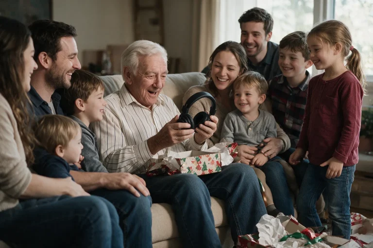 Regalo de navidad auriculares